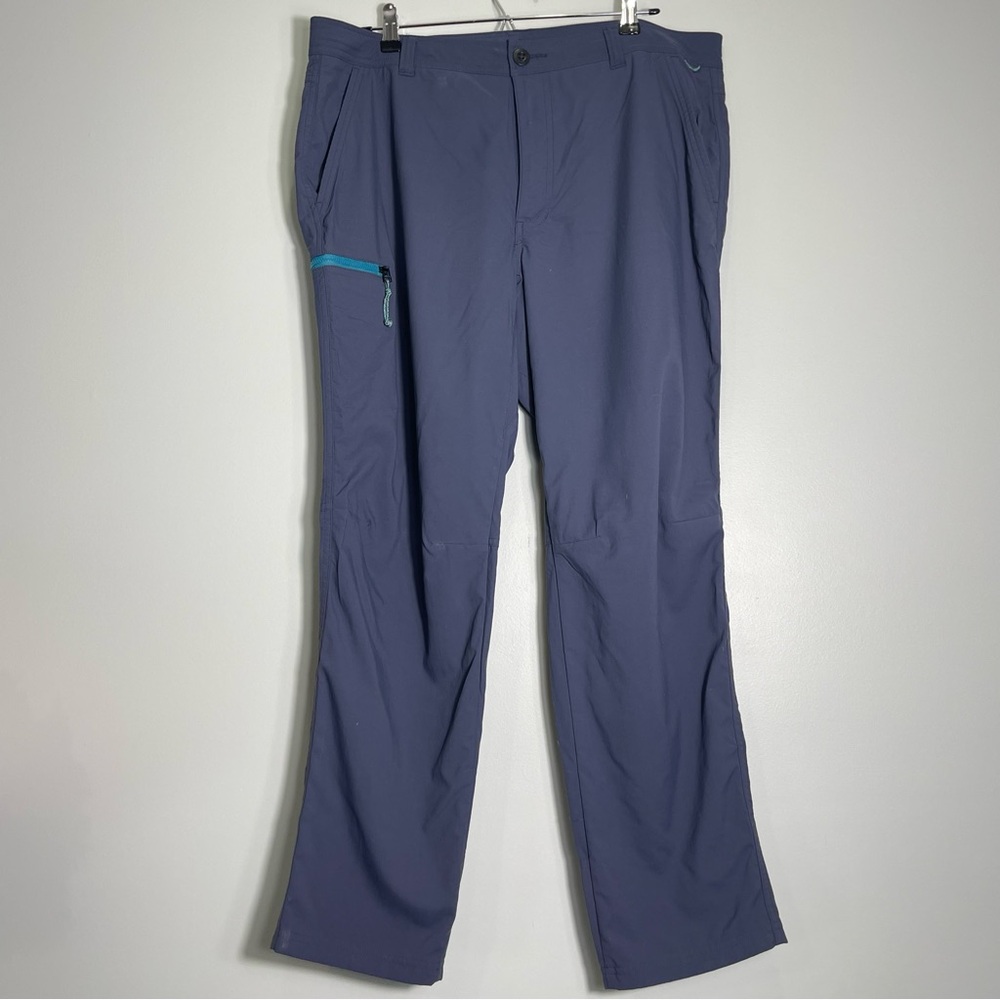 REI CO-OP Men's Nylon Pants Navy Blue Outdoor Hiking Lightweight Size 38 x 30